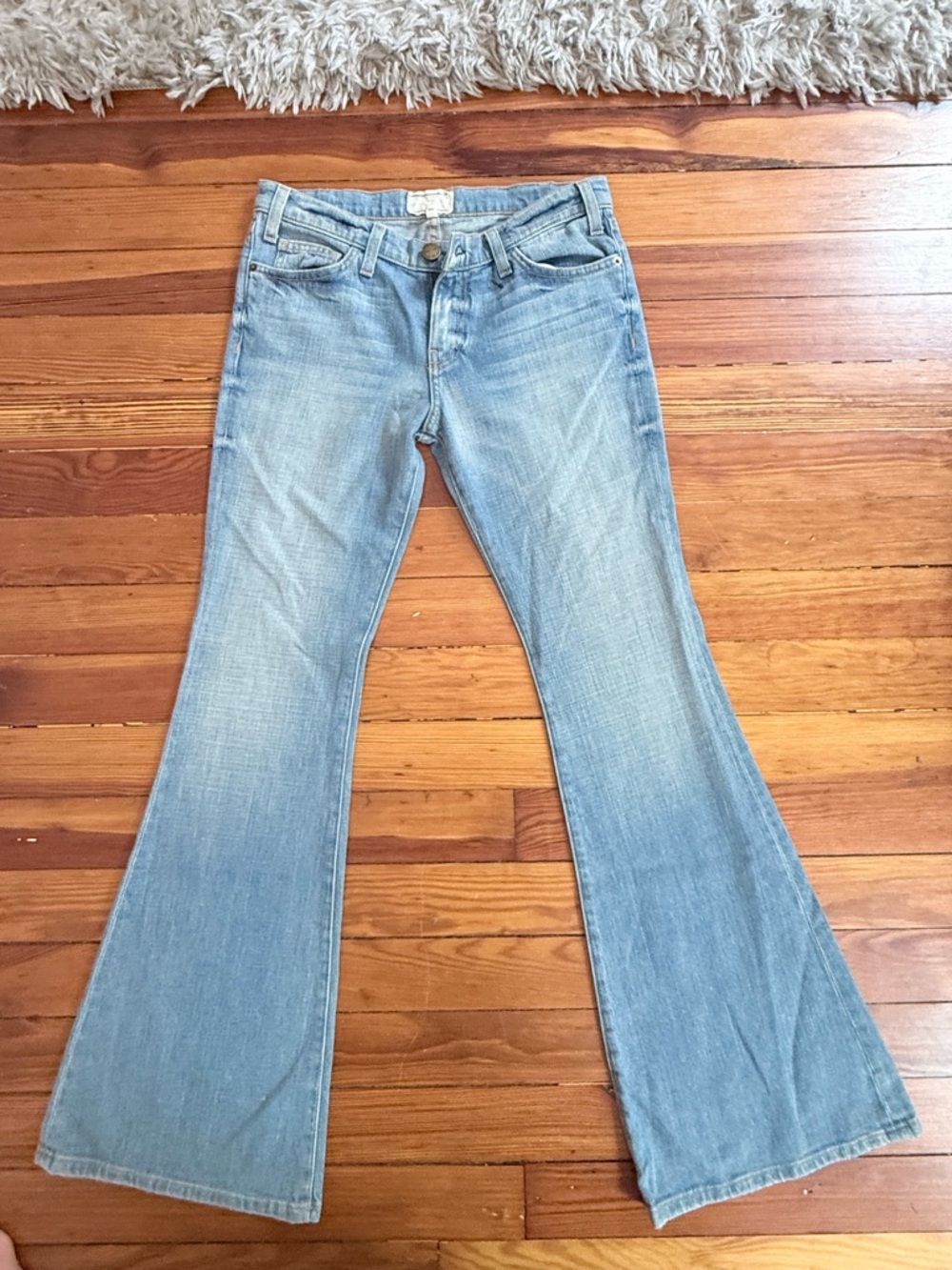 Current/Elliott Light Blue Flare Jeans